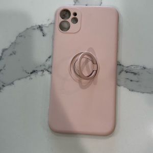 Iphone 11 phone case with ring holder